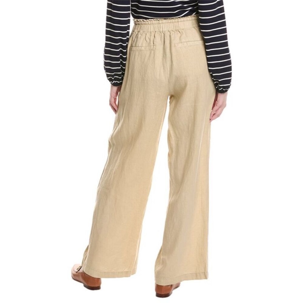 Michael Stars Jules High-Rise Wide Leg Linen Pants - Small - Picture 2 of 10